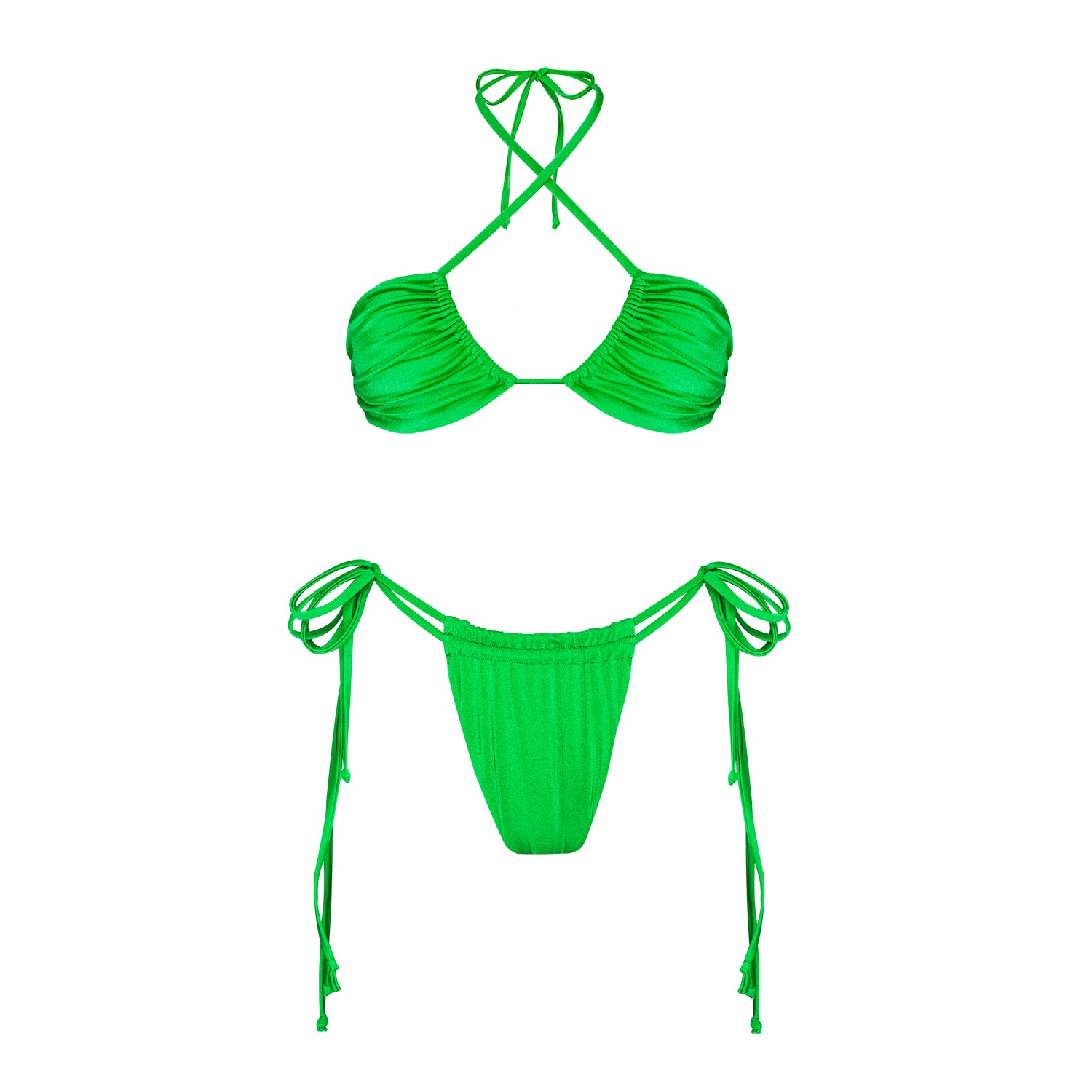Daiquiri Triangle Bikini Top, Tree Green, Bikini Top